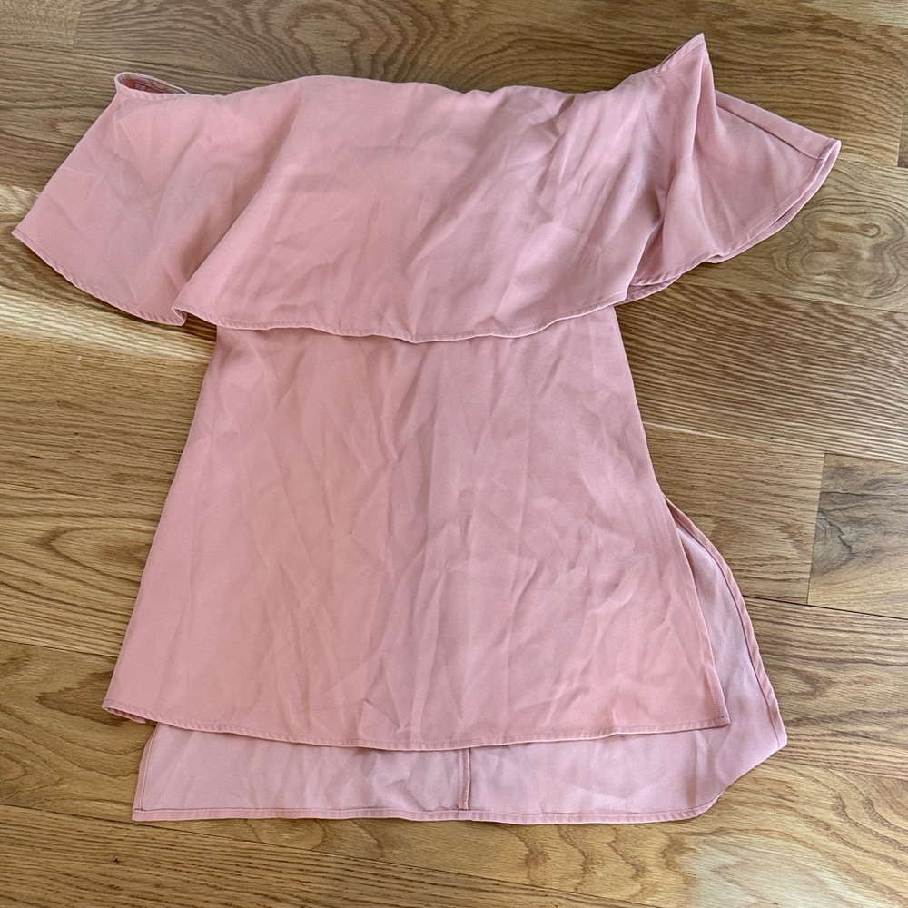 Pink Off-Shoulder Top